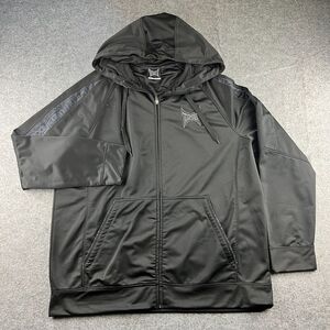 Tap-out full zip hoodie Black Gray Embroidered logo w/ Pockets